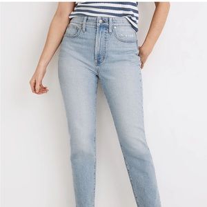 Madewell Curvy Perfect Vintage Jean in Fiore Wash, size 27P